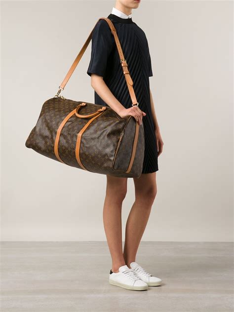 louis vuitton monogram keepall 60|keepall 50 with shoulder strap.